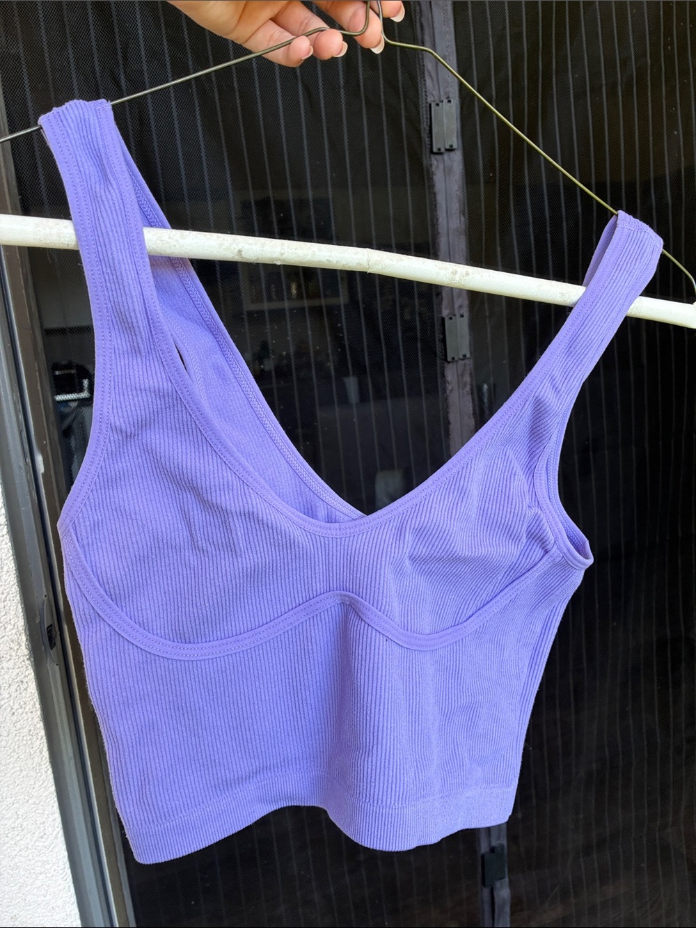 Lavender sports bra